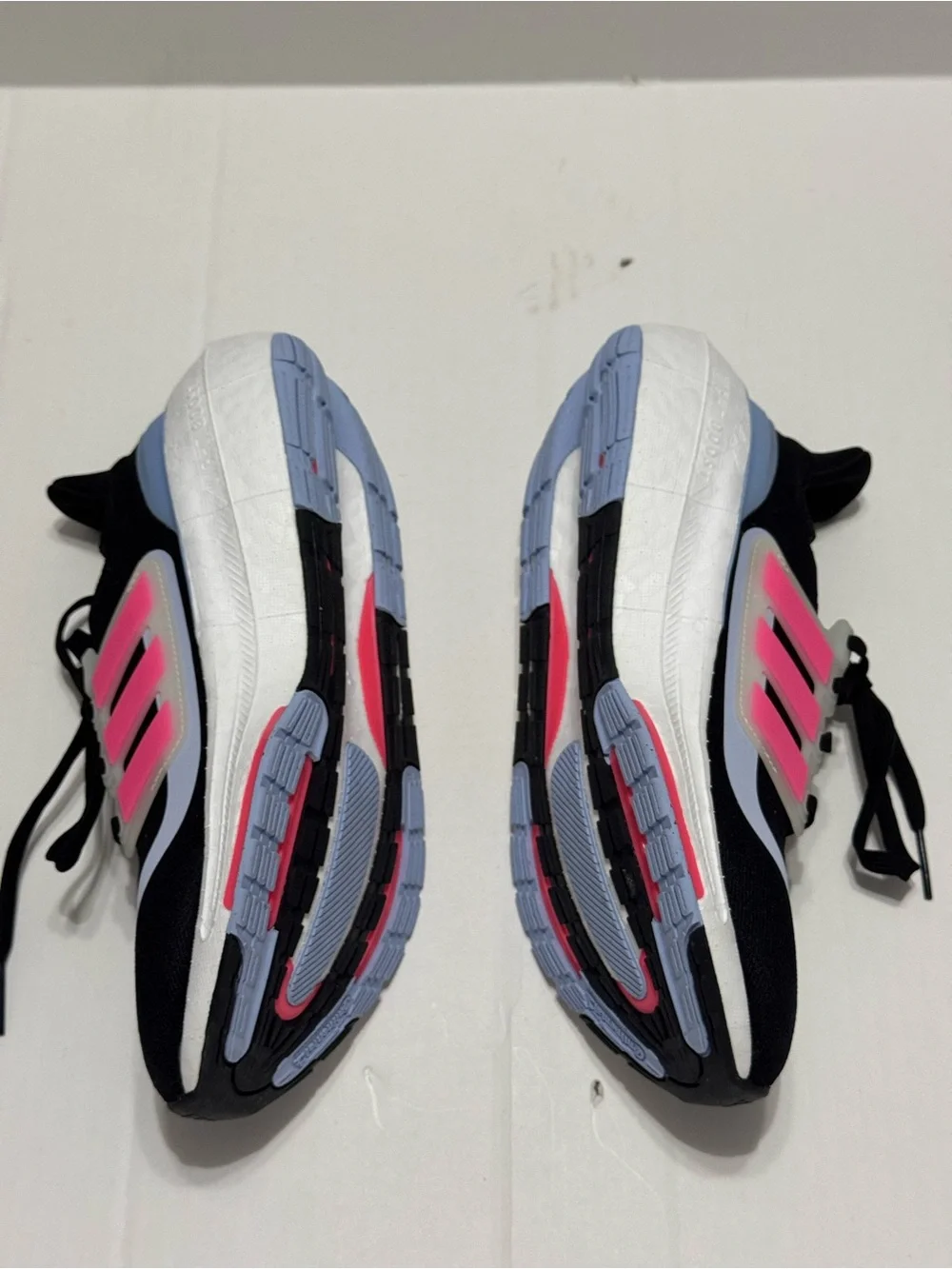 adidas Women's 8 Ultraboost Light Running Shoes Lucid BlackPink Blue Dawn IE1764